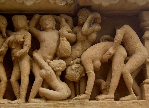 Scupture érotique Khajuraho