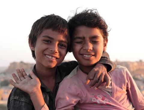 enfants Rajasthan Inde